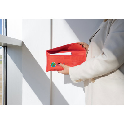 AIRLINE. Bolsa porta-documentos de viagem em 600D